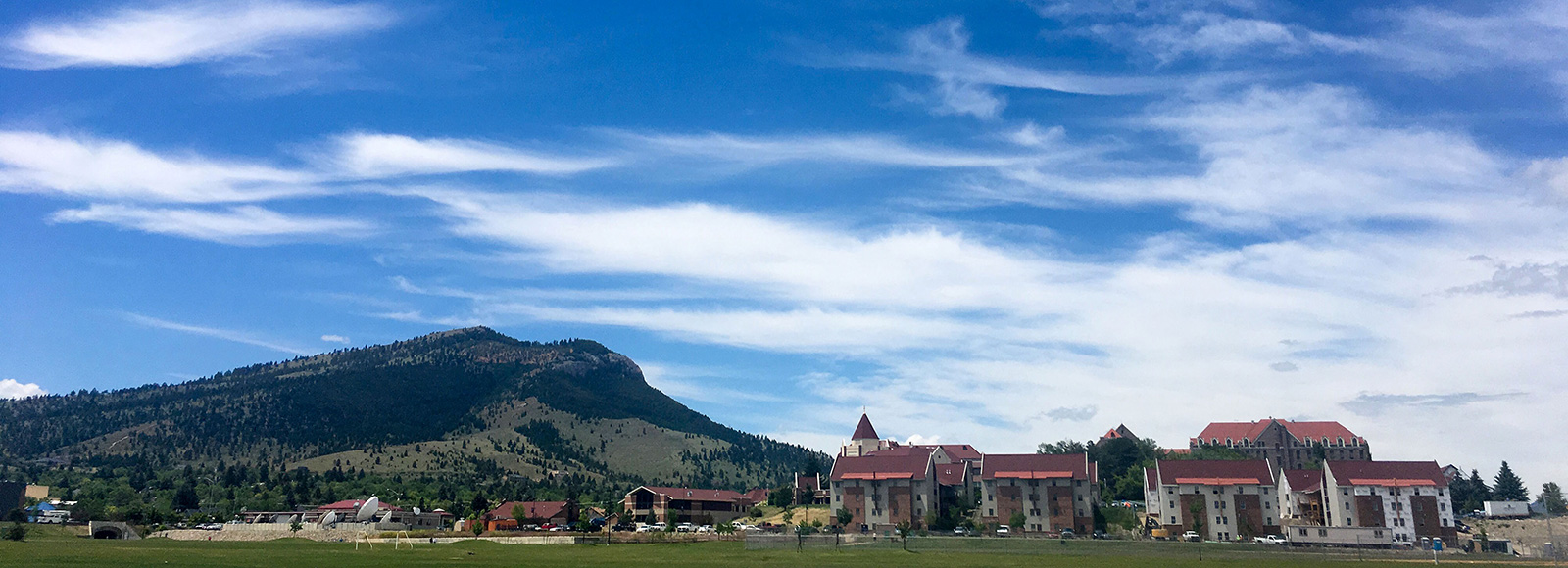 Panorama View of the Carroll College Campus Apartments