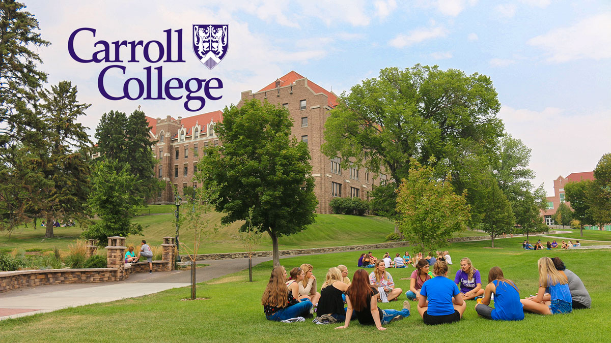 Carroll College Campus where students gather