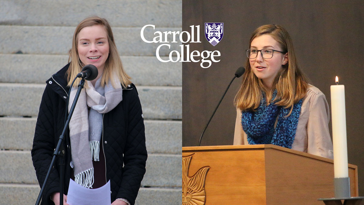 Emily Larson (L) and Kelly Taft (R)