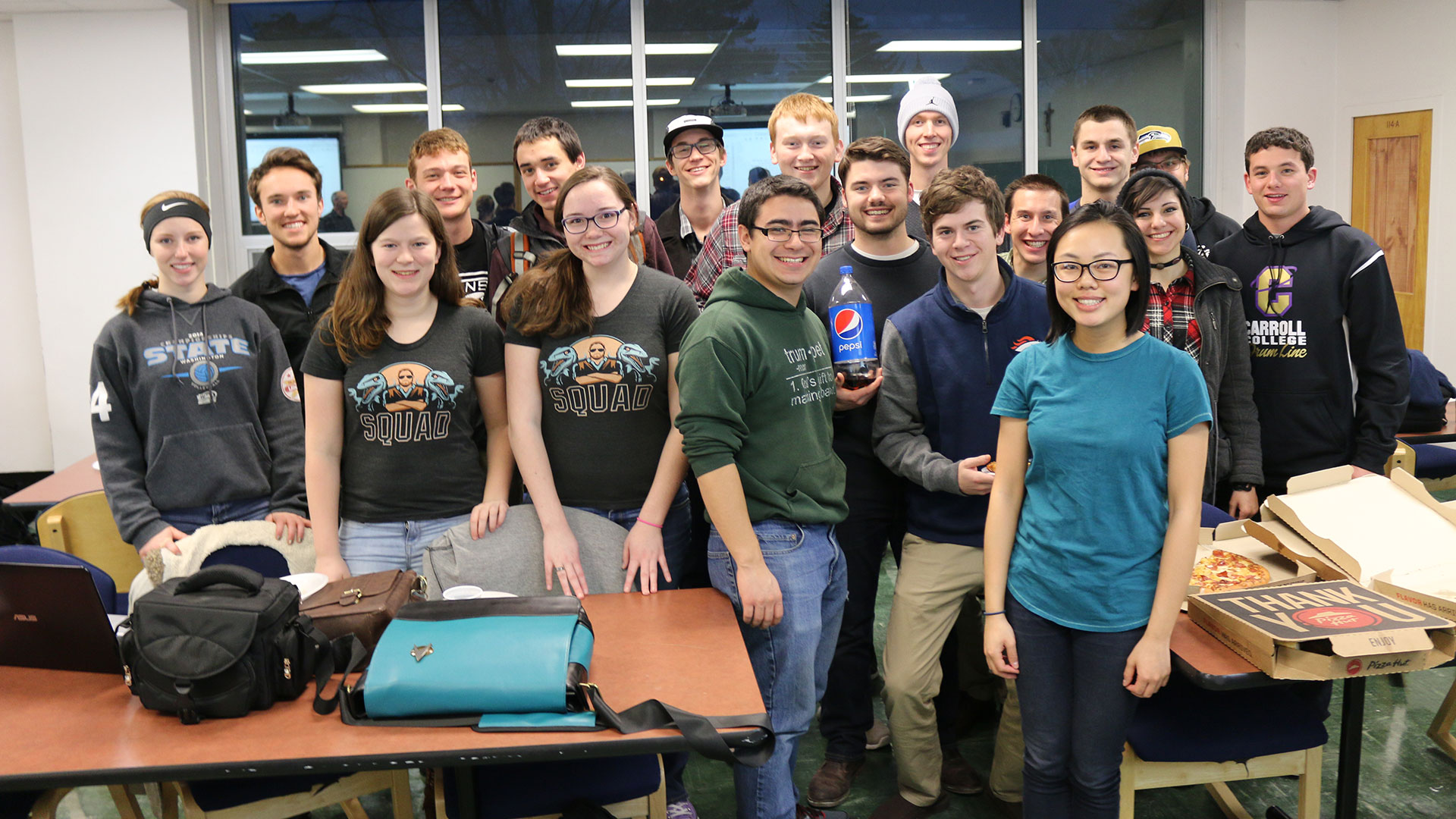 Carroll Math Team Poses for a Photo