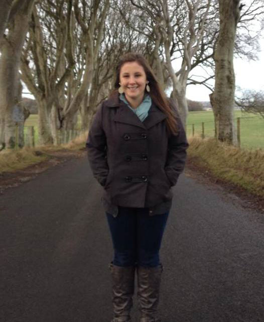 Portrait of Megan Cook outside on a lane