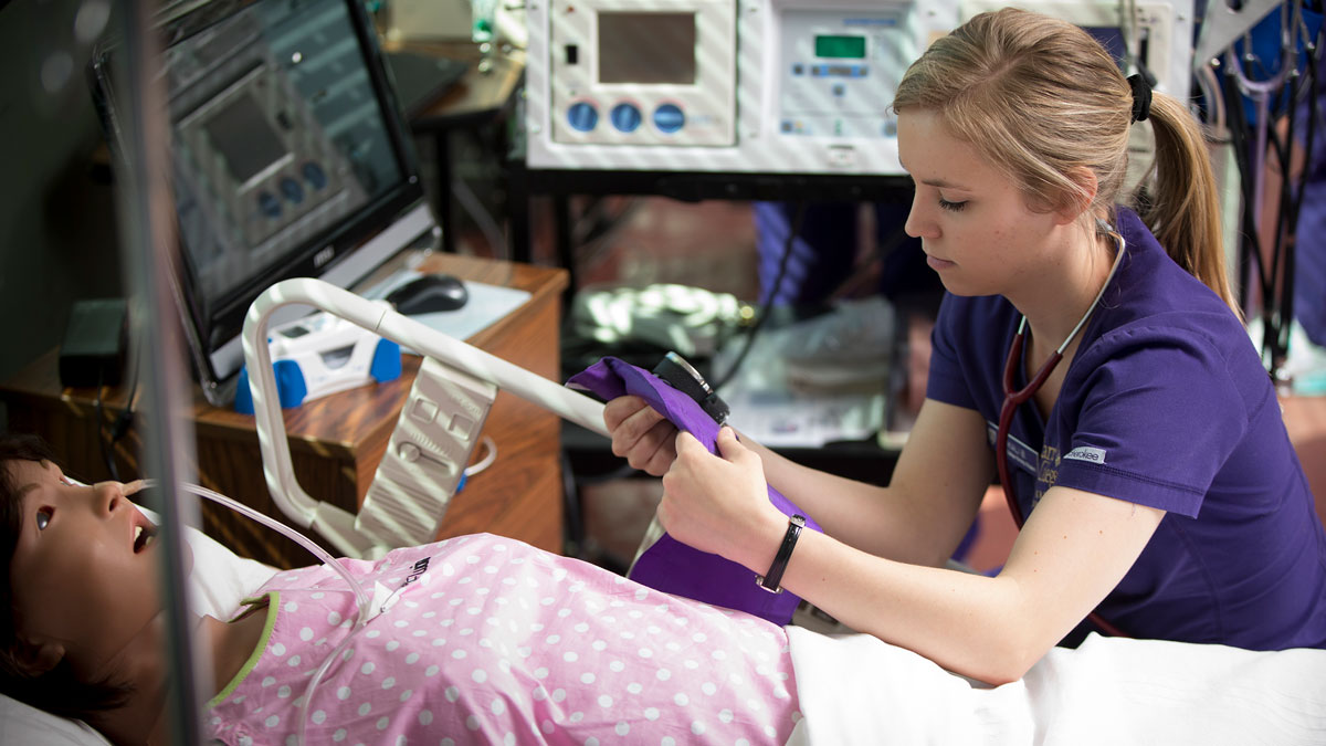 Photo of nursing students