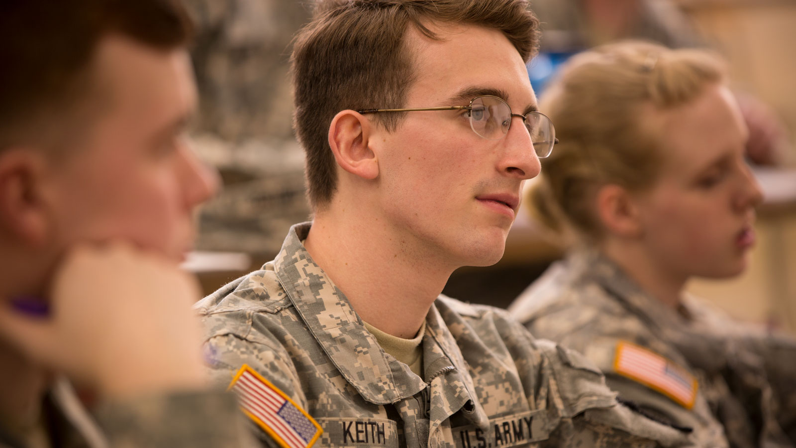 Photo of ROTC students