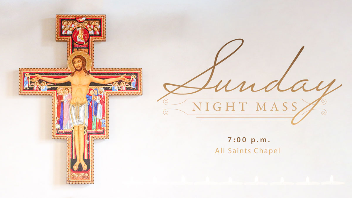 Sunday Night Mass graphic