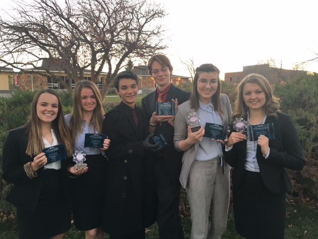 (Talking Saints from l to r): Kennedy Bahm, Sofia Minudri, Josh Fuller, Gordon Graham, Peri Dropping and Kelsie Watkins