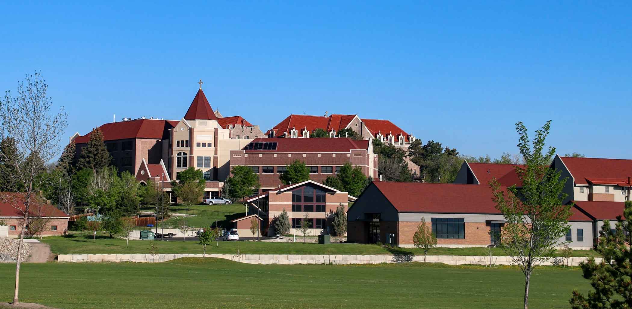 View of Campus from Centennial Park