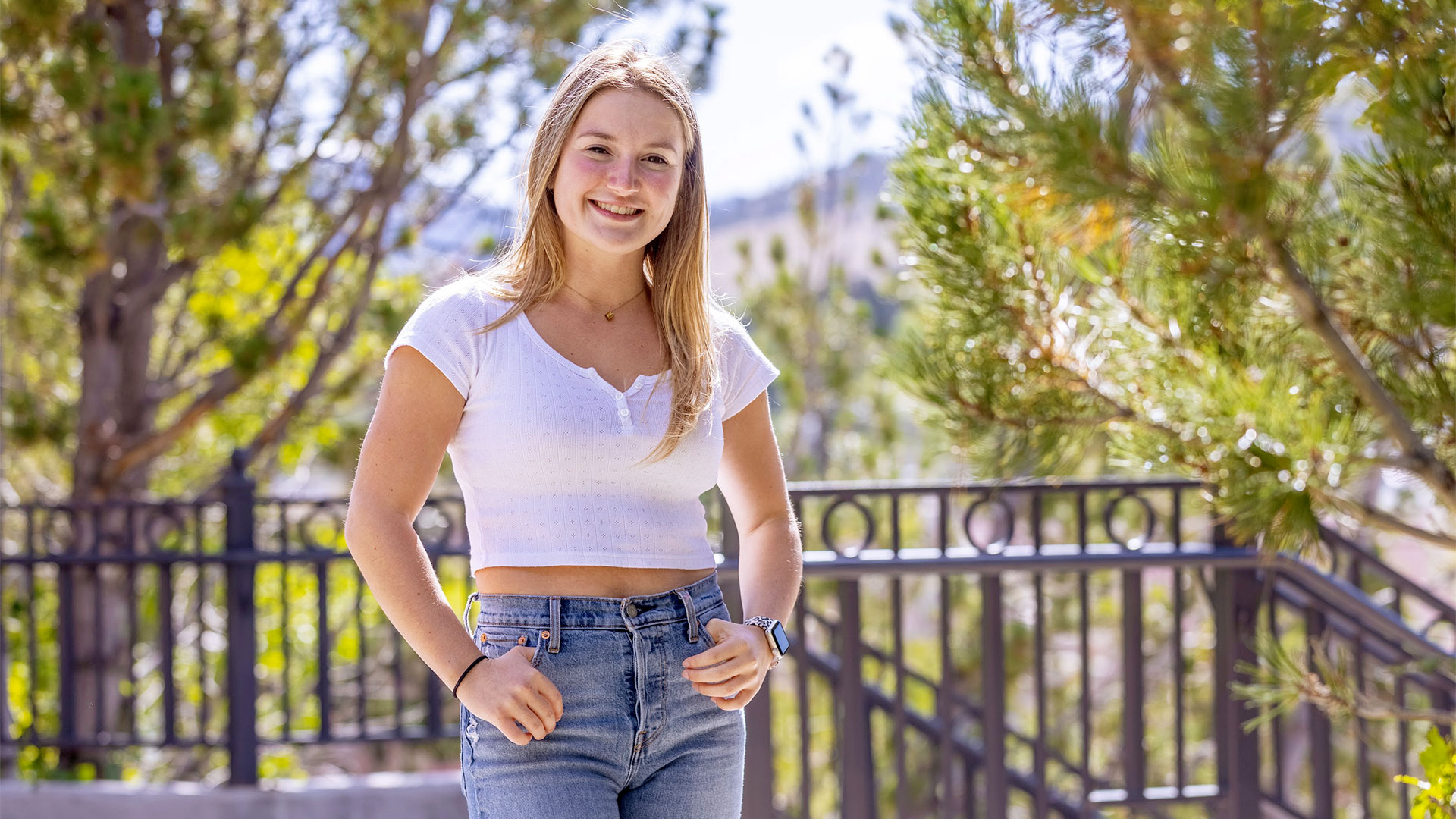 Female Student Smiling