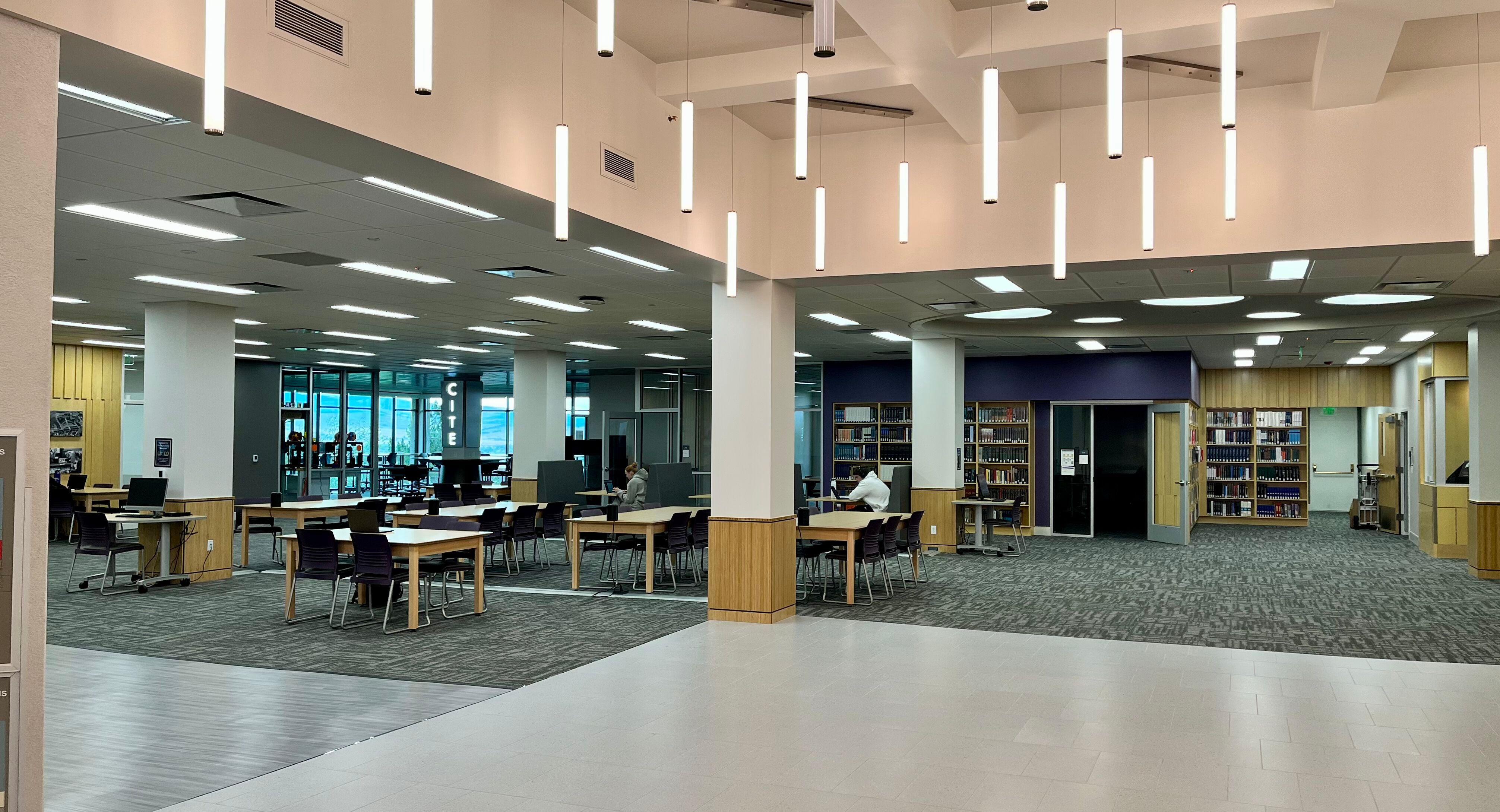 Library open study area