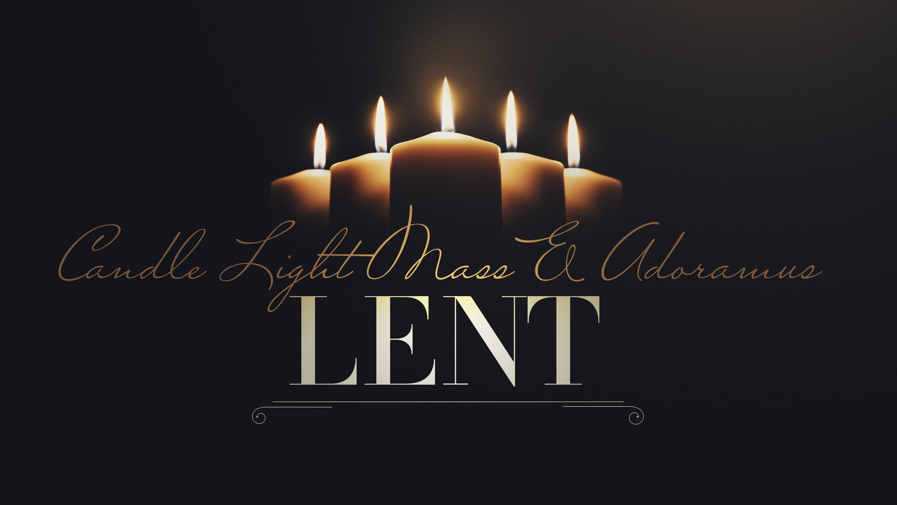 Lenten Adoramus & Candlelight Mass