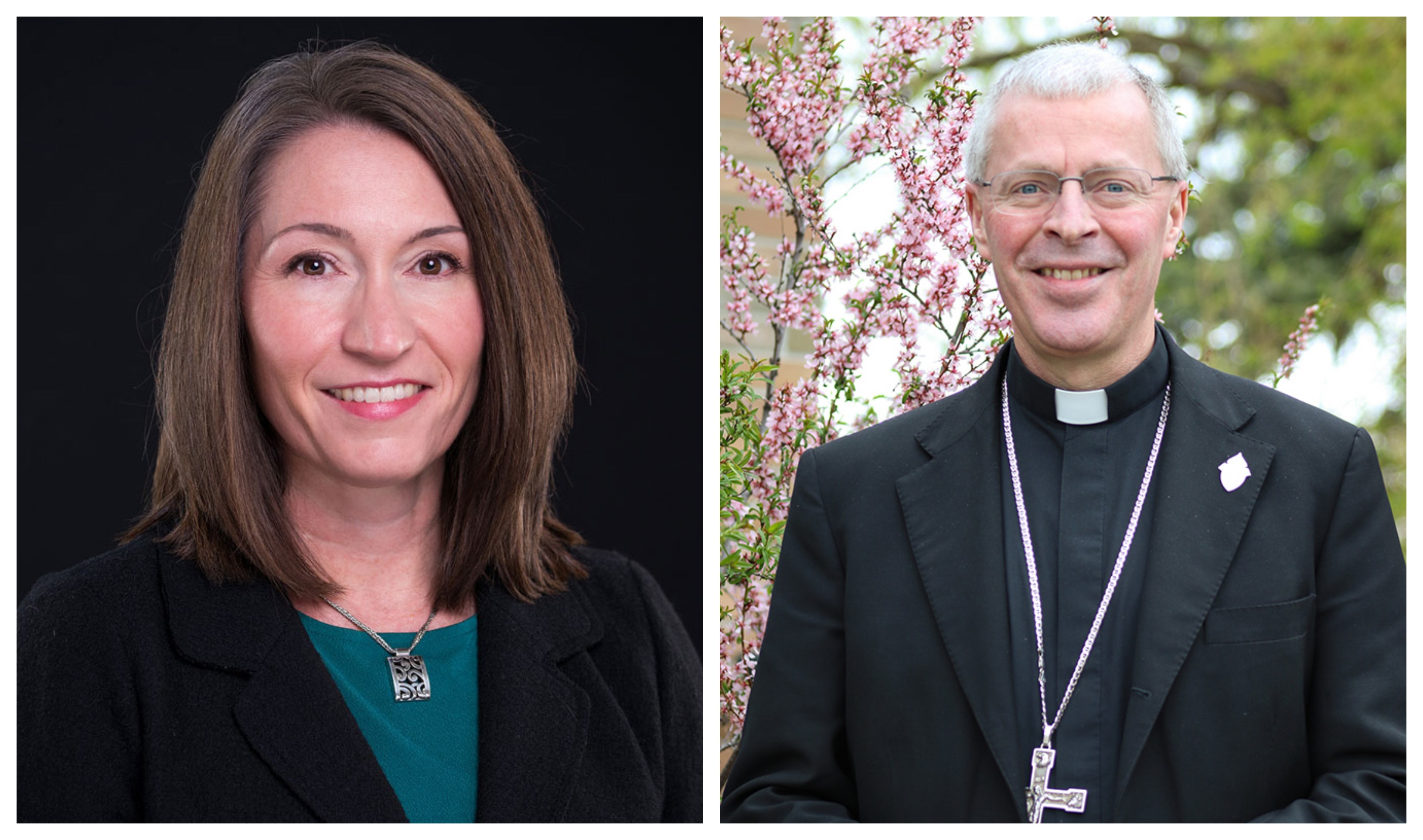 Dr. Glowienka and Bishop Vetter