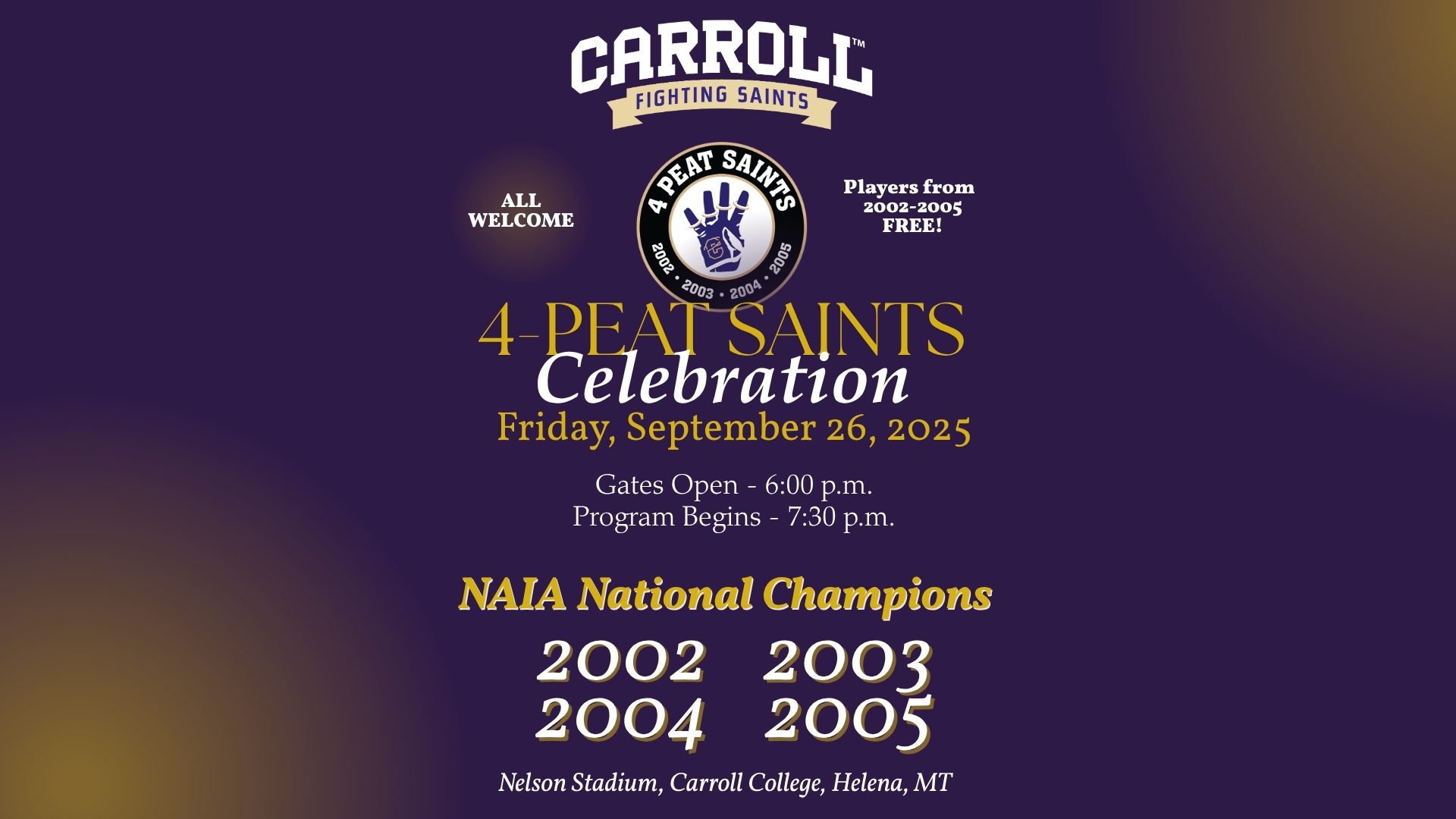 4-Peat Saints Celebration