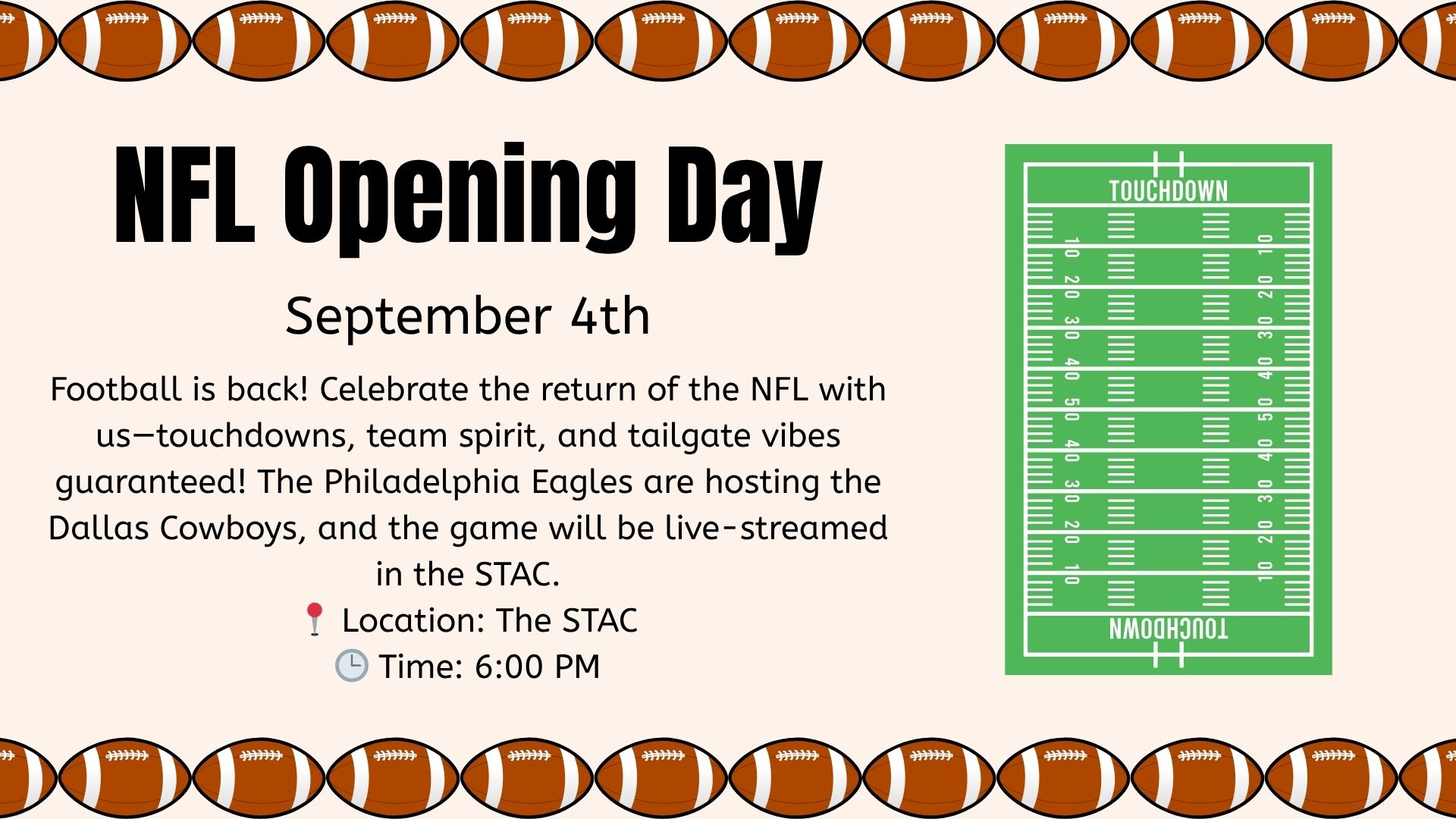 STAC NFL Opening Day Party
