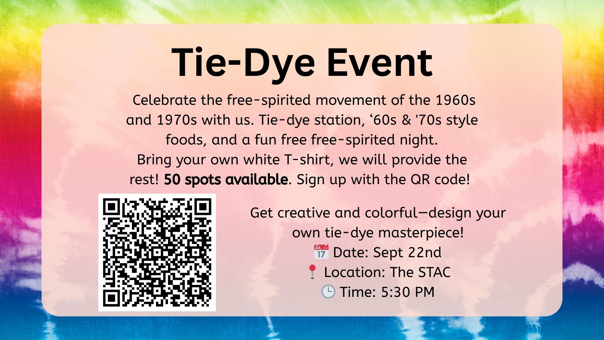 STAC Tie-Dye Night