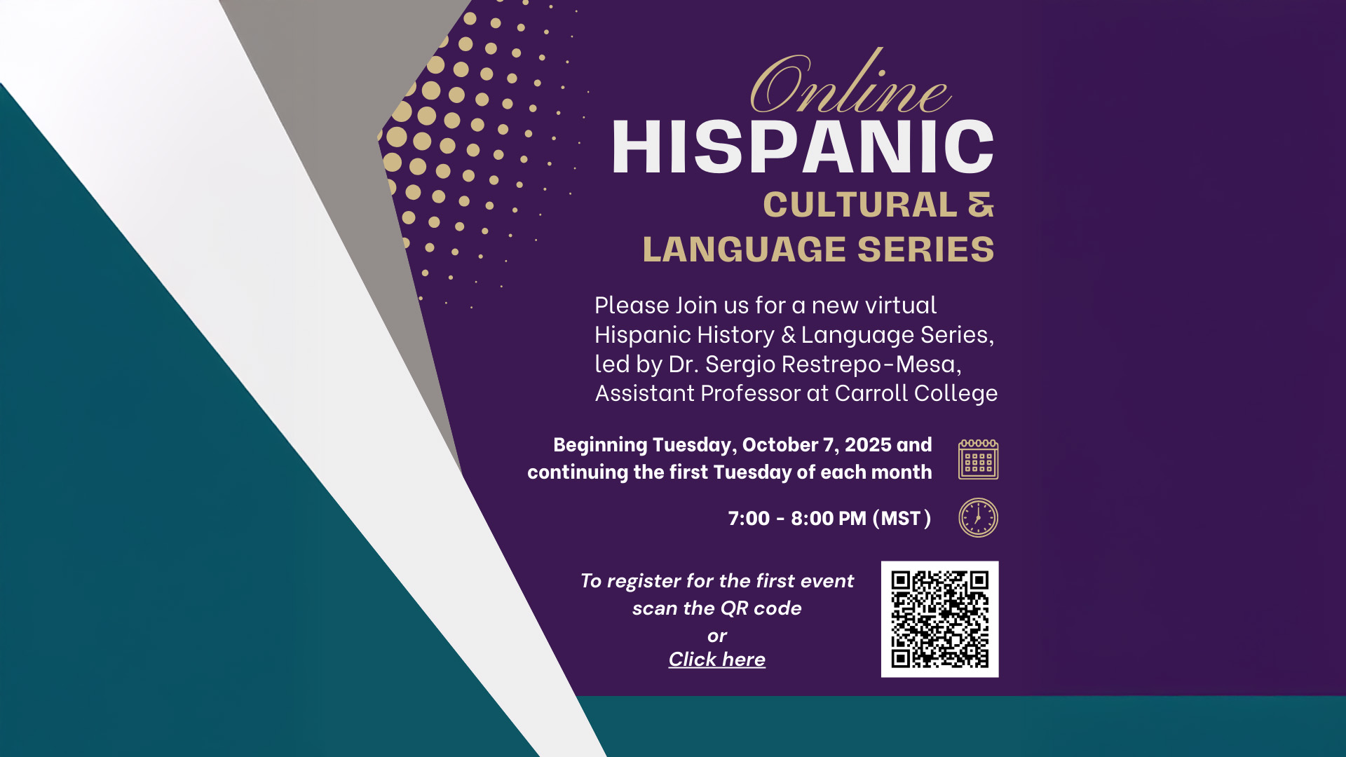 Virtual Hispanic Cultural and Language Series