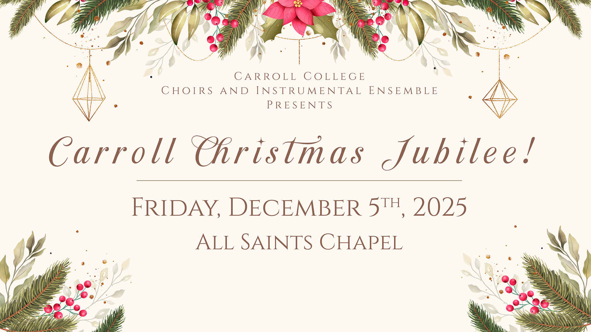 Carroll Christmas Jubilee