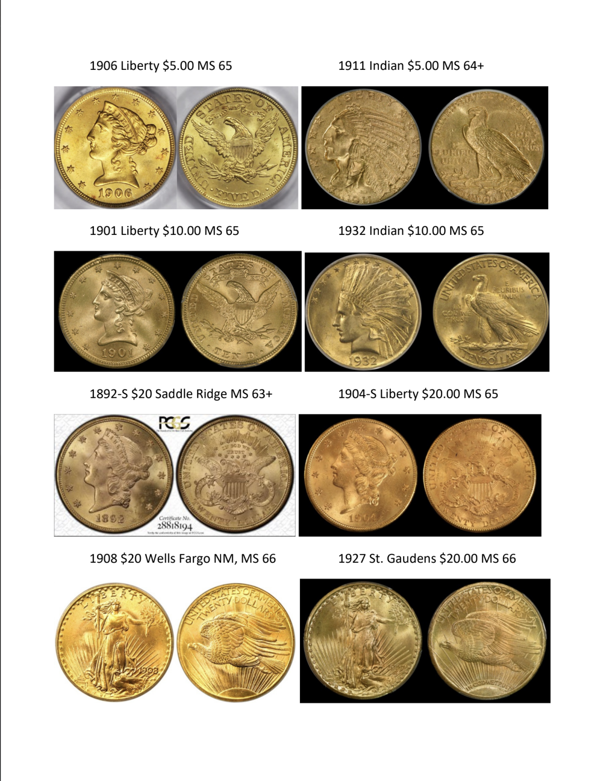 Pierson coins