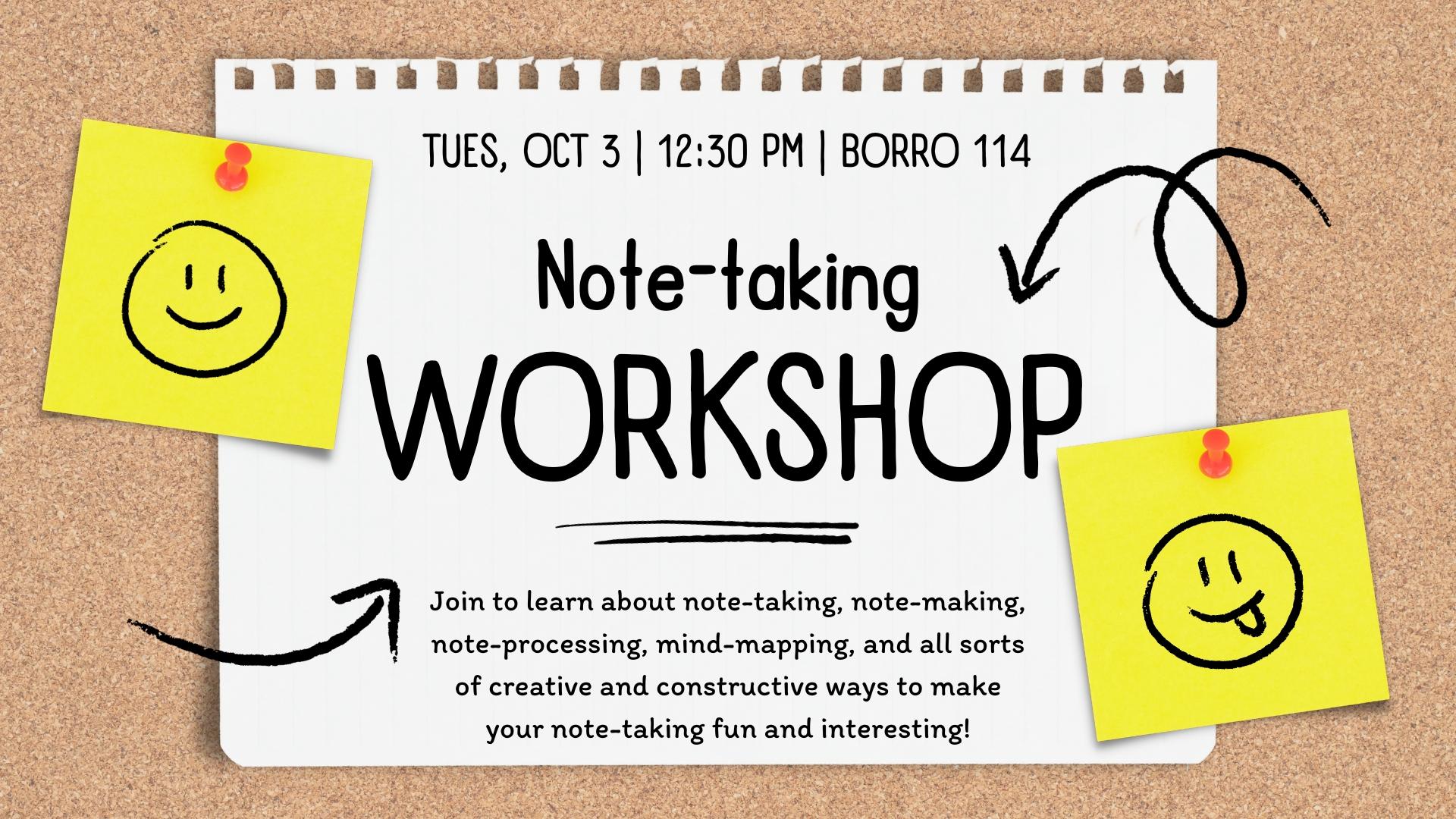 note-taking workshop 2023