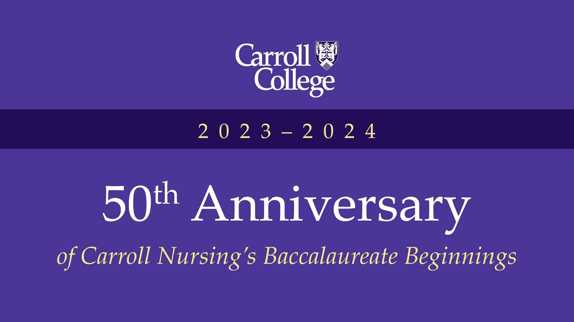 50th Anniversary of Carroll Nursing’s Baccalaureate Beginnings