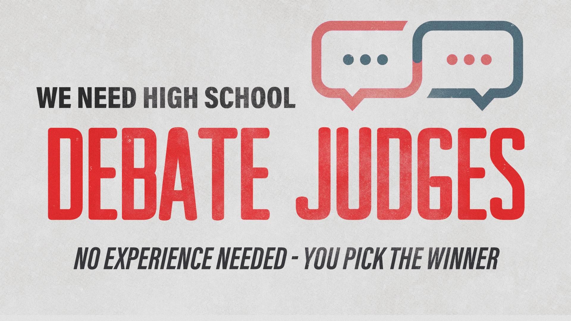 Debate Judges