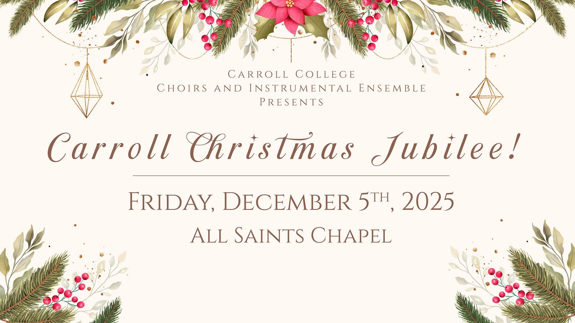Carroll Christmas Jubilee